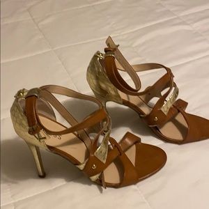 Guess Two Tone High Heel Sandals size 10M